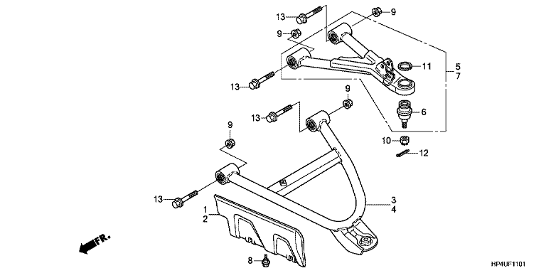 FRONT ARM (4WD)