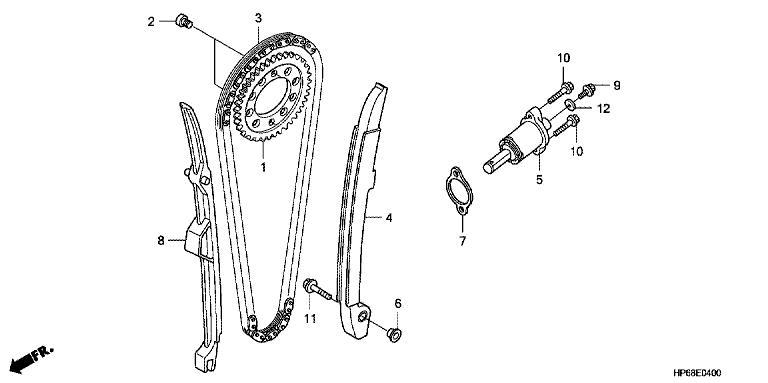 CAM CHAIN/TENSIONER