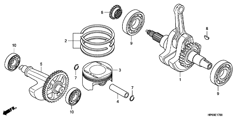 CRANKSHAFT/PISTON