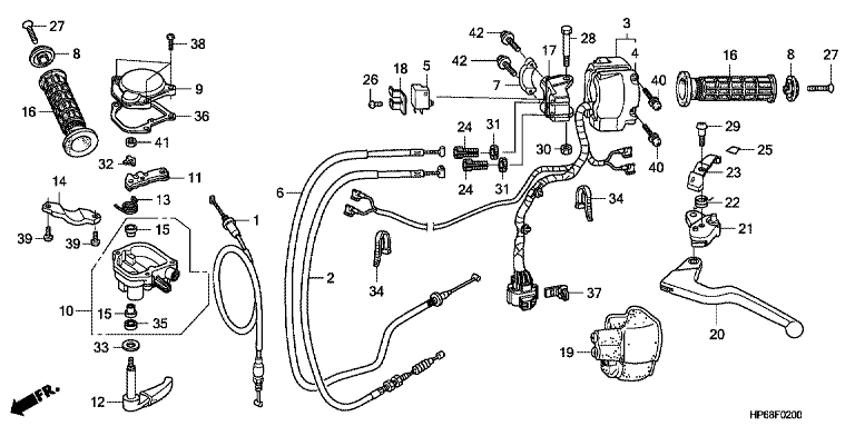 HANDLE LEVER/SWITCH/CABLE