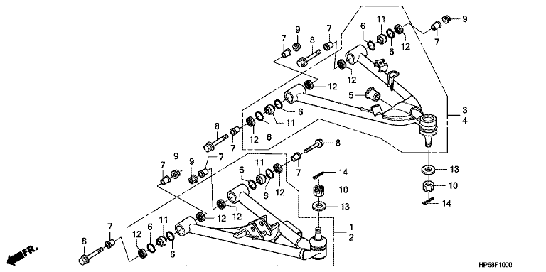 FRONT ARM