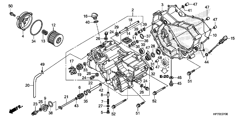 FRONT CRANKCASE COVER