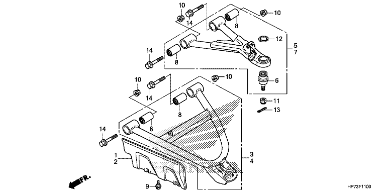 FRONT ARM