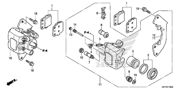 FRONT BRAKE CALIPER