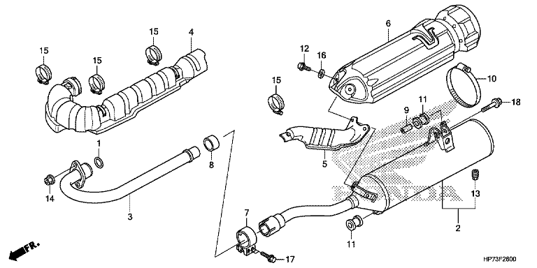 EXHAUST MUFFLER