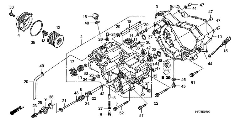 FRONT CRANKCASE COVER