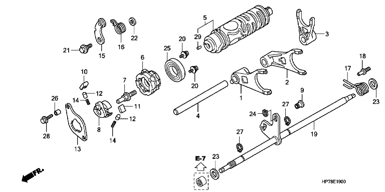 GEARSHIFT FORK