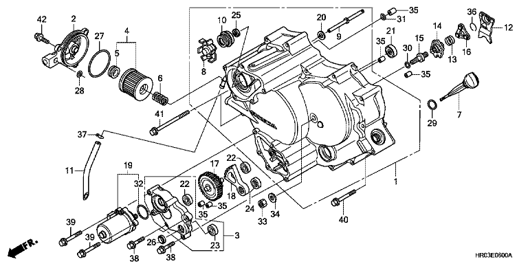 FRONT CRANKCASE COVER