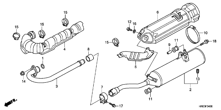 EXHAUST MUFFLER