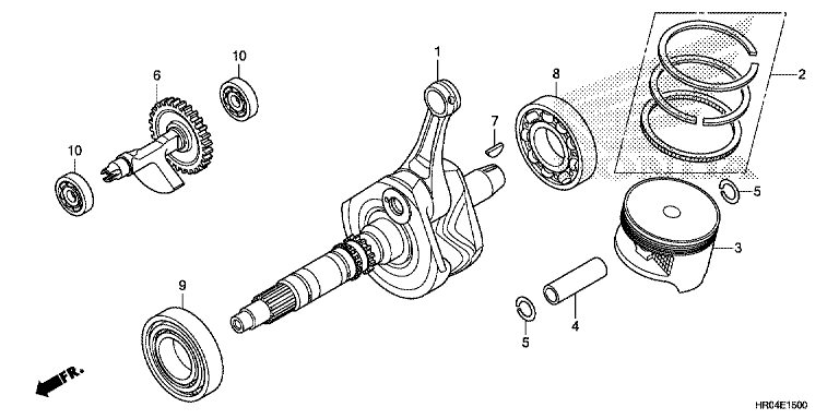 CRANK SHAFT/PISTON