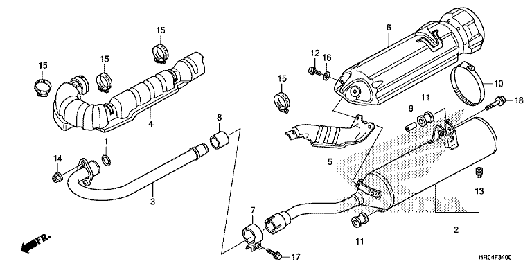 EXHAUST MUFFLER