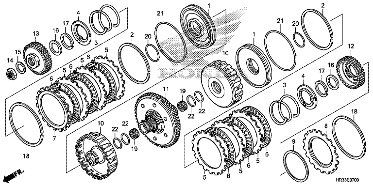 CLUTCH (TRX420FA1/FA2)