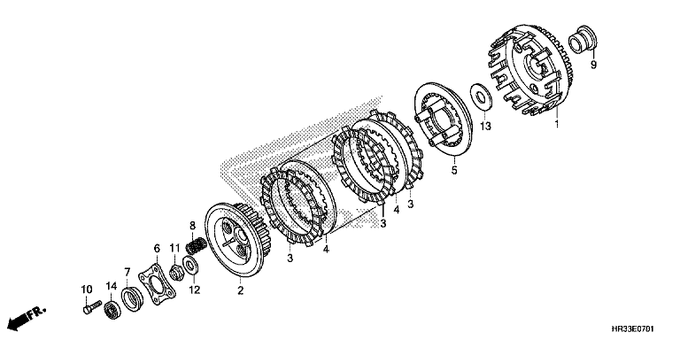 CLUTCH (TRX420FE1/FM1/FM2/TE1/TM1)