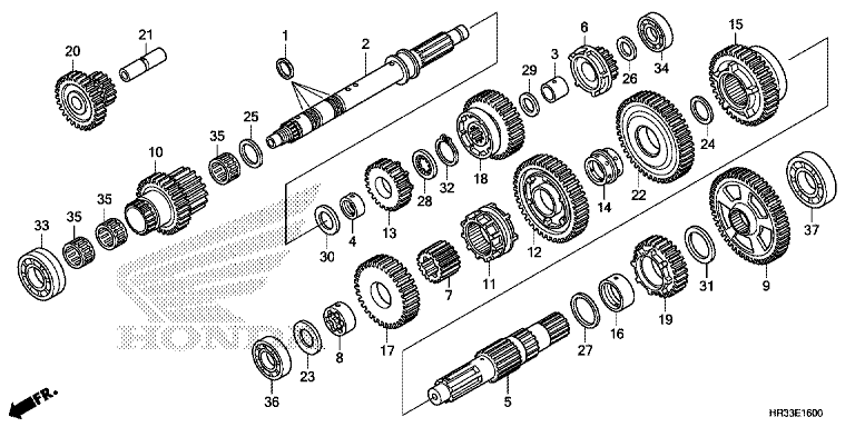 TRANSMISSION (TRX420FA1/FA2)