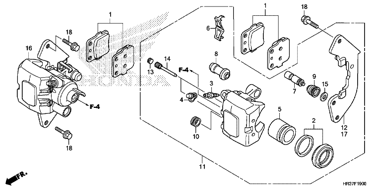FRONT BRAKE CALIPER