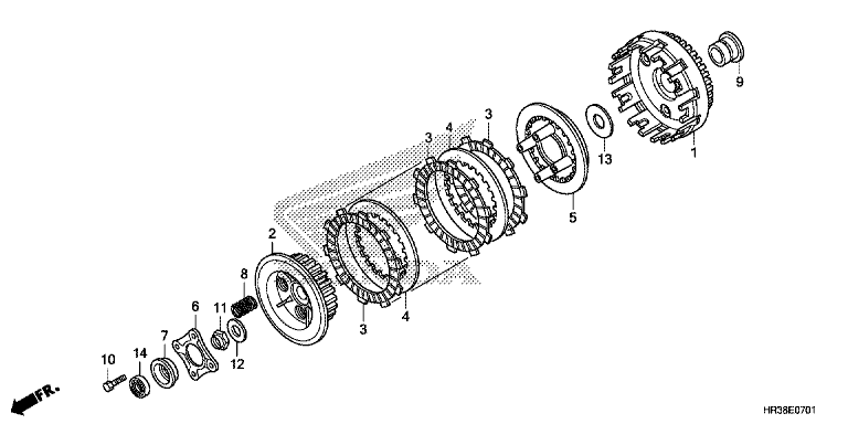 CLUTCH (TRX420FE1/FM1/FM2/TE1/TM1)