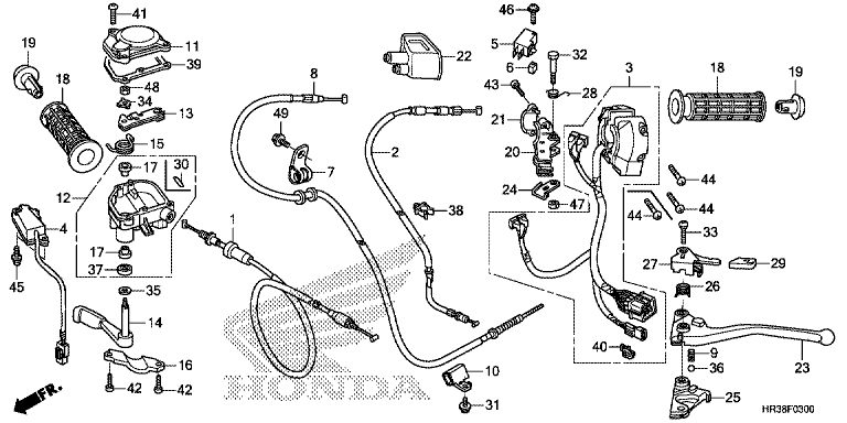 SWITCH/CABLE/HANDLE LEVER