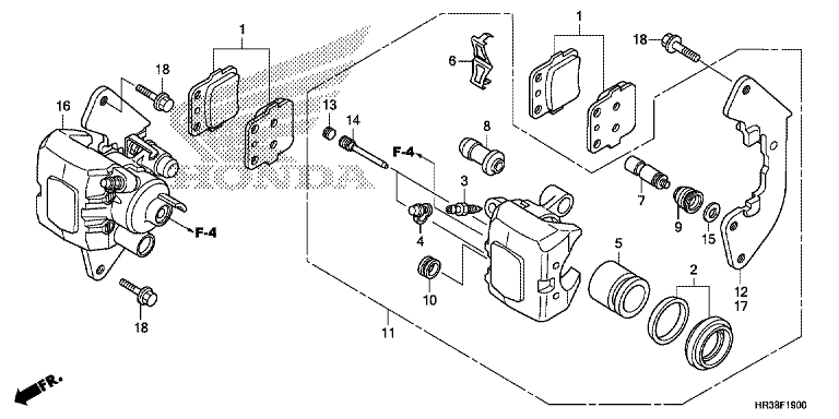 FRONT BRAKE CALIPER