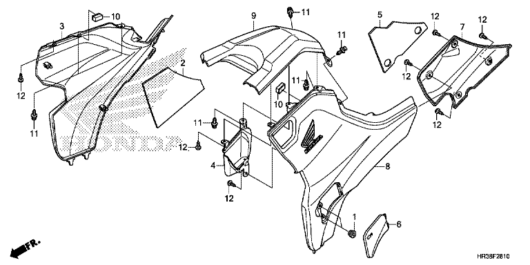 SIDE COVER/TANK COVER