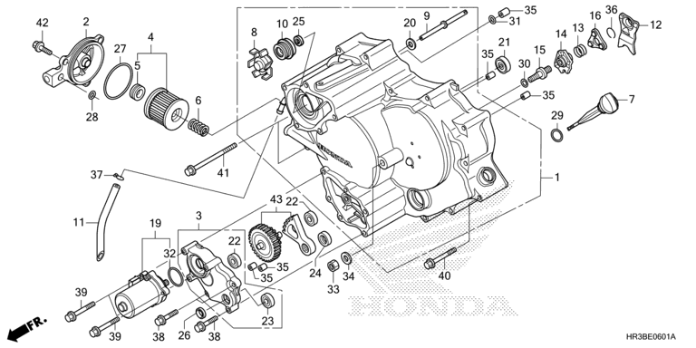 FRONT CRANKCASE COVER (TRX420FE1/FM1/FM2/TE1/TM1)