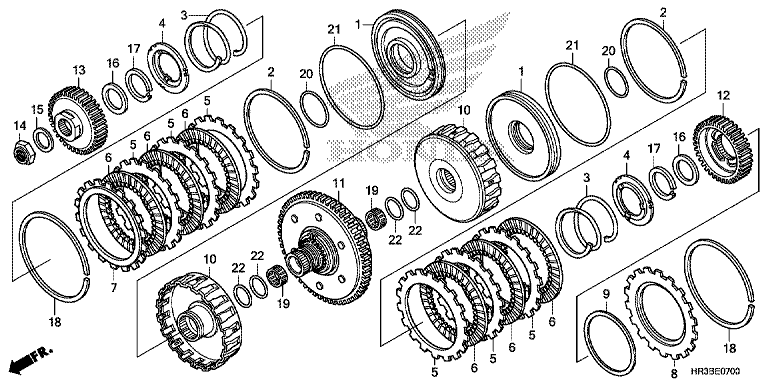 CLUTCH (TRX420FA1/FA2)
