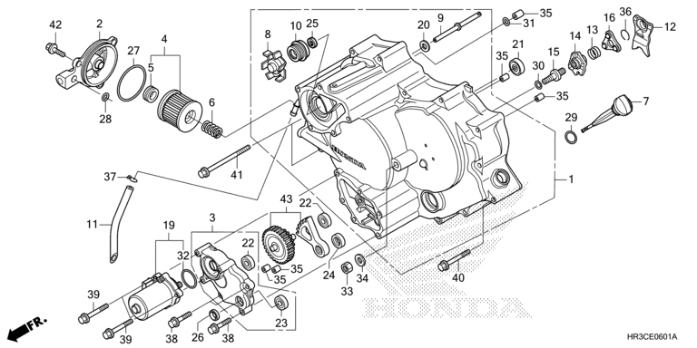 FRONT CRANKCASE COVER (TRX420FE1/FM1/FM2/TE1/TM1)