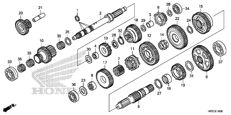 TRANSMISSION (TRX420FA1/FA2)