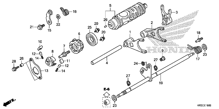 GEARSHIFT FORK (TRX420FA1/FA2)