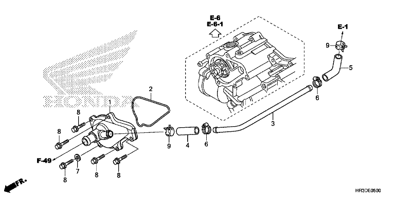 WATER PUMP COVER