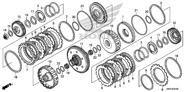 CLUTCH (TRX420FA1/FA2)