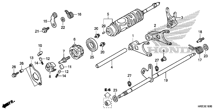 GEARSHIFT FORK (TRX420FA1/FA2)