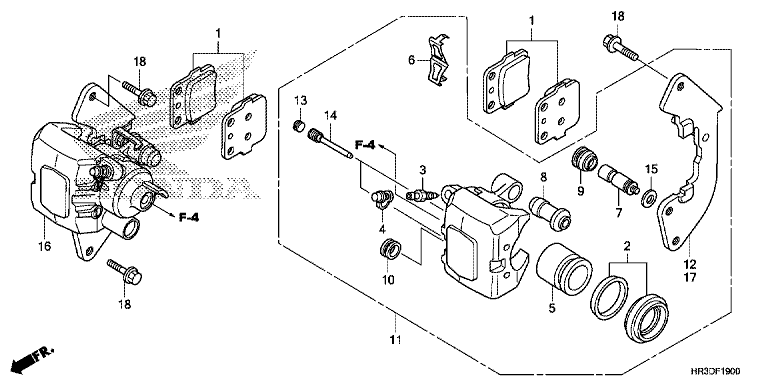 FRONT BRAKE CALIPER