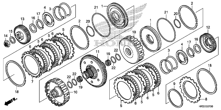 CLUTCH (TRX420FA1/FA2)