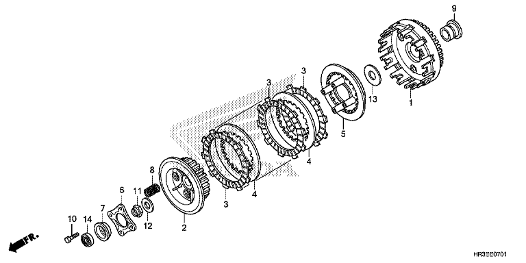 CLUTCH (TRX420FE1/FM1/FM2/TE1/TM1)