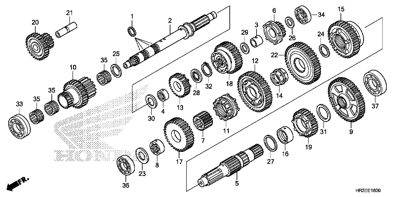 TRANSMISSION (TRX420FA1/FA2)