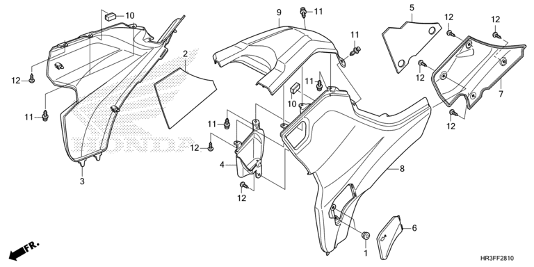 SIDE COVER/TANK COVER