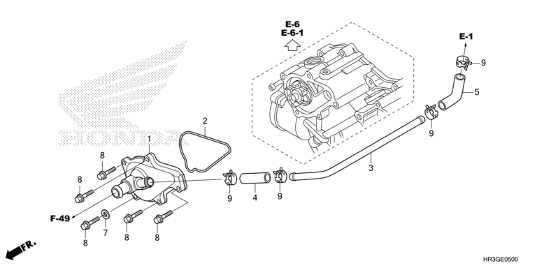 WATER PUMP COVER