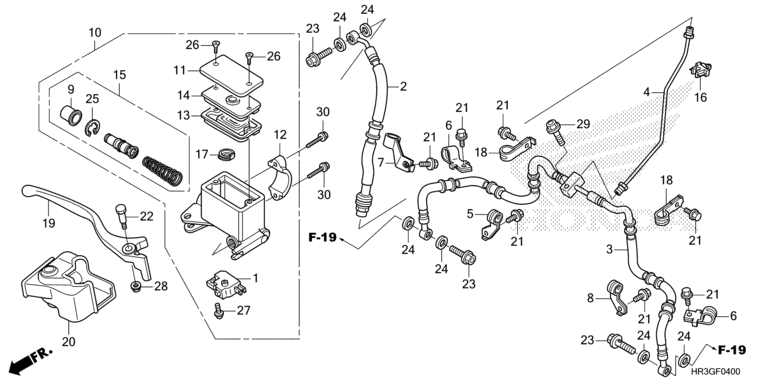 FRONT BRAKE MASTER CYLINDER