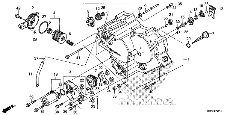 FRONT CRANKCASE COVER (TRX420FE1/FM1/FM2/TE1/TM1)