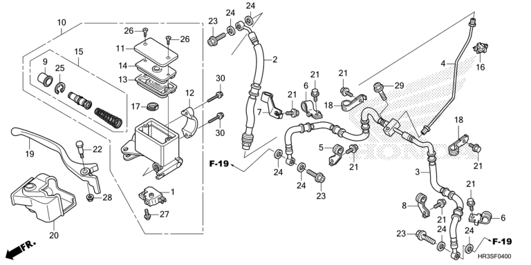 FRONT BRAKE MASTER CYLINDER