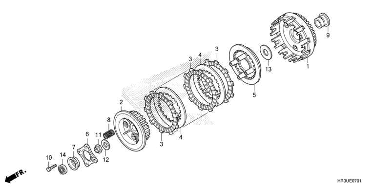 CLUTCH (TRX420FM1/FM2/TM1)