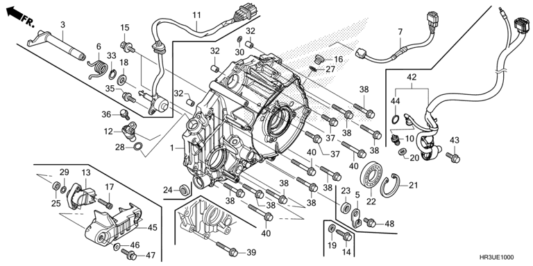 REAR CRANKCASE COVER