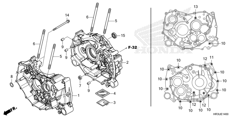 CRANKCASE (TRX420FA2)