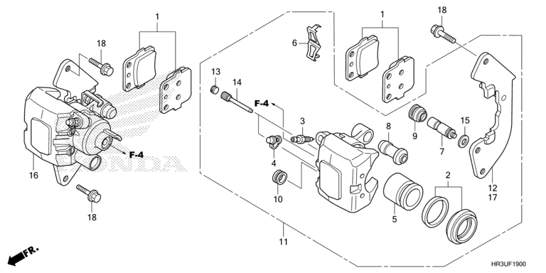 FRONT BRAKE CALIPER