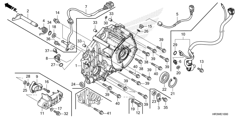REAR CRANKCASE COVER