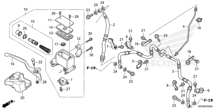 FRONT BRAKE MASTER CYLINDER