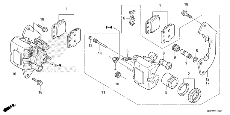 FRONT BRAKE CALIPER