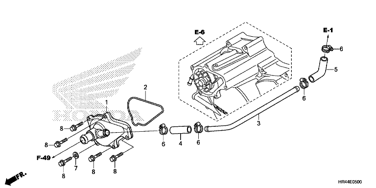 WATER PUMP COVER