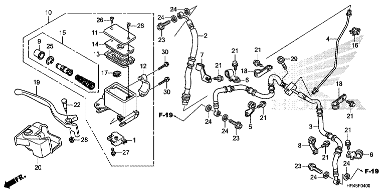 FRONT BRAKE MASTER CYLINDER
