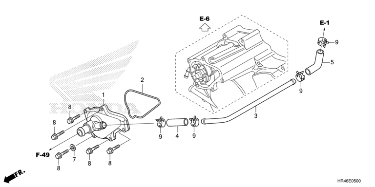 WATER PUMP COVER